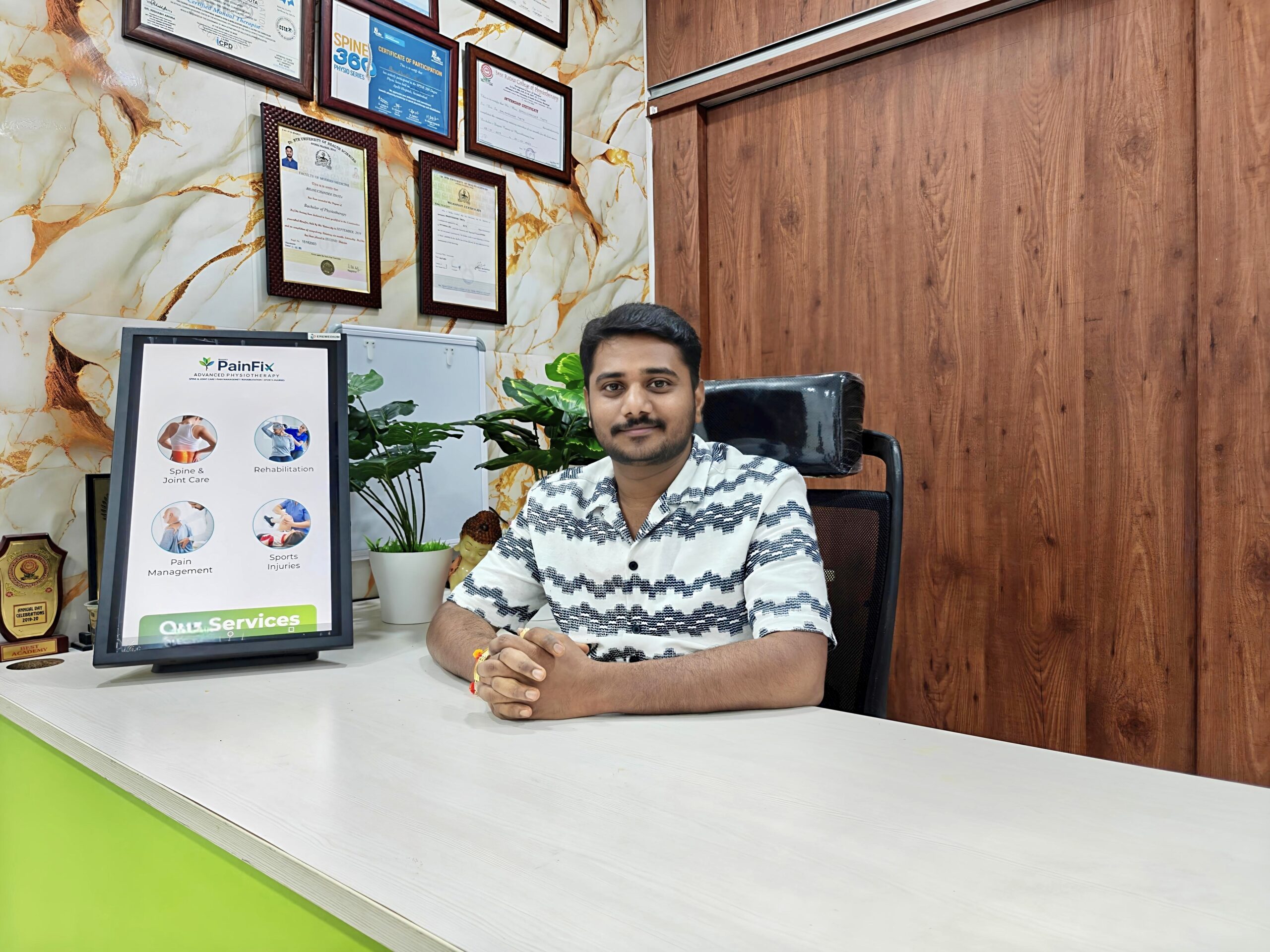 PainFix Advanced Physiotherapy Centre founder by Dr. Bhanuchander Thota